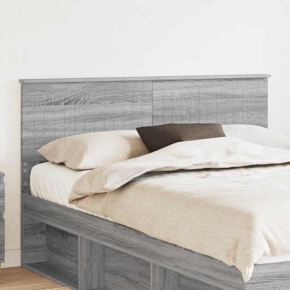 Tăblie cap cu headboard Gri Sonoma 140 cm Lemn compozit GartenMobel Dekor