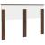 Tăblie cap cu headboard Stejar închis 140 cm Lemn compozit GartenMobel Dekor