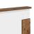 Tăblie cap cu headboard Lemn Vechi 140 cm Lemn compozit GartenMobel Dekor
