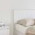 Tăblie cap cu headboard Alb 135 cm Lemn compozit GartenMobel Dekor