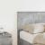 Tăblie cap cu headboard Gri din beton 135 cm Lemn compozit GartenMobel Dekor