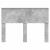 Tăblie cap cu headboard Gri din beton 135 cm Lemn compozit GartenMobel Dekor