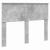 Tăblie cap cu headboard Gri din beton 135 cm Lemn compozit GartenMobel Dekor