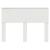 Tăblie cap cu headboard Alb Lucios 135 cm Lemn compozit GartenMobel Dekor