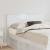 Tăblie cap cu headboard Alb Lucios 135 cm Lemn compozit GartenMobel Dekor