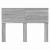 Tăblie cap cu headboard Gri Sonoma 135 cm Lemn compozit GartenMobel Dekor