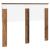 Tăblie cap cu headboard Lemn Vechi 135 cm Lemn compozit GartenMobel Dekor