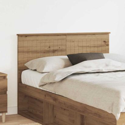 Tăblie cap cu headboard Stejar Artizanal 135 cm Lemn compozit GartenMobel Dekor
