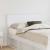 Tăblie cap cu headboard Alb 120 cm Lemn compozit GartenMobel Dekor