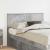 Tăblie cap cu headboard Gri din beton 120 cm Lemn compozit GartenMobel Dekor
