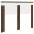 Tăblie cap cu headboard Stejar închis 120 cm Lemn compozit GartenMobel Dekor