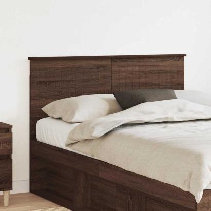 Tăblie cap cu headboard Stejar închis 120 cm Lemn compozit GartenMobel Dekor