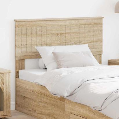Tăblie cap cu headboard Stejar Sonoma 100 cm Lemn compozit GartenMobel Dekor