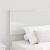 Tăblie cap cu headboard Alb Lucios 100 cm Lemn compozit GartenMobel Dekor
