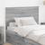 Tăblie cap cu headboard Gri Sonoma 100 cm Lemn compozit GartenMobel Dekor