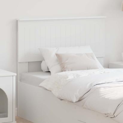Tăblie cap cu headboard Alb 90 cm Lemn compozit GartenMobel Dekor