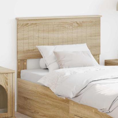 Tăblie cap cu headboard Stejar Sonoma 90 cm Lemn compozit GartenMobel Dekor