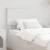 Tăblie cap cu headboard Alb Lucios 90 cm Lemn compozit GartenMobel Dekor
