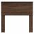 Tăblie cap cu headboard Stejar închis 90 cm Lemn compozit GartenMobel Dekor