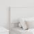 Tăblie cap cu headboard Alb 80 cm Lemn compozit GartenMobel Dekor