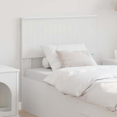 Tăblie cap cu headboard Alb 80 cm Lemn compozit GartenMobel Dekor