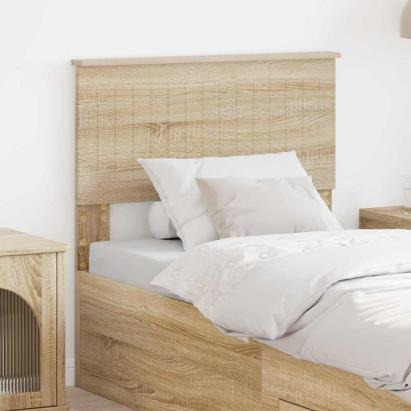 Tăblie cap cu headboard Stejar Sonoma 80 cm Lemn compozit GartenMobel Dekor