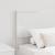 Tăblie cap cu headboard Alb Lucios 80 cm Lemn compozit GartenMobel Dekor
