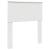 Tăblie cap cu headboard Alb Lucios 80 cm Lemn compozit GartenMobel Dekor