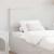 Tăblie cap cu headboard Alb Lucios 80 cm Lemn compozit GartenMobel Dekor