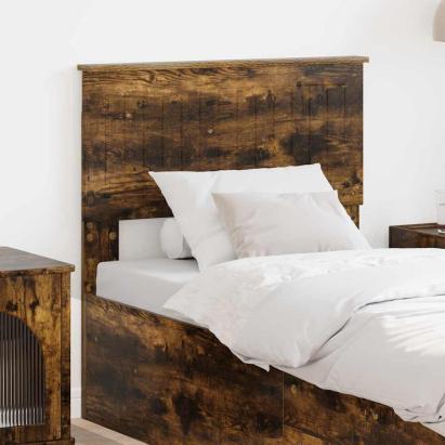 Tăblie cap cu headboard Stejar fumuriu 80 cm Lemn compozit GartenMobel Dekor