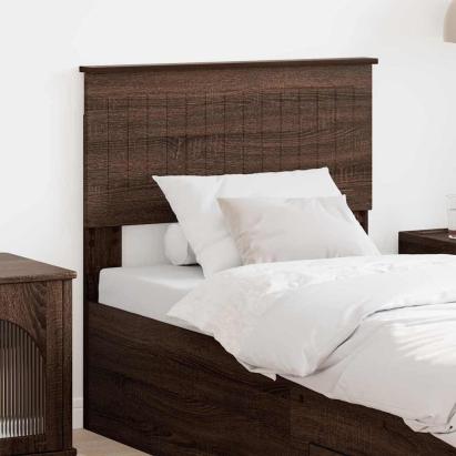Tăblie cap cu headboard Stejar închis 80 cm Lemn compozit GartenMobel Dekor