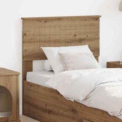 Tăblie cap cu headboard Stejar Artizanal 80 cm Lemn compozit GartenMobel Dekor