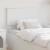 Tăblie cap cu headboard Alb 75 cm Lemn compozit GartenMobel Dekor