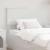 Tăblie cap cu headboard Alb Lucios 75 cm Lemn compozit GartenMobel Dekor