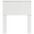 Tăblie cap cu headboard Alb Lucios 75 cm Lemn compozit GartenMobel Dekor