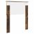 Tăblie cap cu headboard Stejar fumuriu 75 cm Lemn compozit GartenMobel Dekor