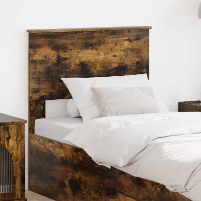 Tăblie cap cu headboard Stejar fumuriu 75 cm Lemn compozit GartenMobel Dekor