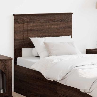 Tăblie cap cu headboard Stejar închis 75 cm Lemn compozit GartenMobel Dekor