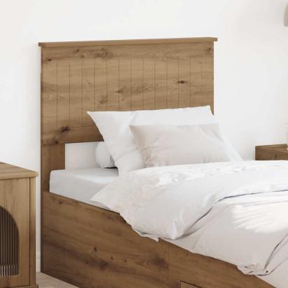 Tăblie cap cu headboard Stejar Artizanal 75 cm Lemn compozit GartenMobel Dekor