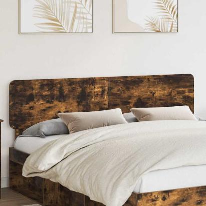 Tăblie cap cu headboard Stejar fumuriu 200 cm Lemn compozit GartenMobel Dekor