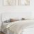 Tăblie cap cu headboard Alb 180 cm Lemn compozit GartenMobel Dekor