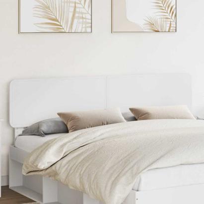 Tăblie cap cu headboard Alb 180 cm Lemn compozit GartenMobel Dekor