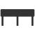 Tăblie cap cu headboard Stejar Negru 180 cm Lemn compozit GartenMobel Dekor