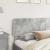 Tăblie cap cu headboard Gri din beton 180 cm Lemn compozit GartenMobel Dekor