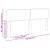 Tăblie cap cu headboard Gri din beton 180 cm Lemn compozit GartenMobel Dekor