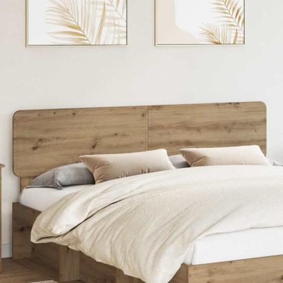 Tăblie cap cu headboard Stejar Artizanal 180 cm Lemn compozit GartenMobel Dekor