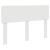 Tăblie cap cu headboard Alb 160 cm Lemn compozit GartenMobel Dekor