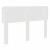 Tăblie cap cu headboard Alb 140 cm Lemn compozit GartenMobel Dekor