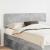 Tăblie cap cu headboard Gri din beton 140 cm Lemn compozit GartenMobel Dekor