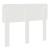 Tăblie cap cu headboard Alb 120 cm Lemn compozit GartenMobel Dekor